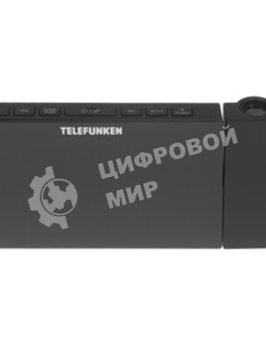 Радиочасы с будильником TELEFUNKEN TF-1709 (черный с белым)