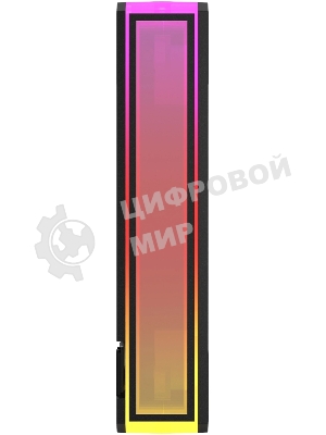 Вентилятор для корпуса Bloody CF-11 LCD ARGb 120х120x25 черный 4-pin 32дБ (упак.:1шт) (CF-11-ARGb120-BK) Ret