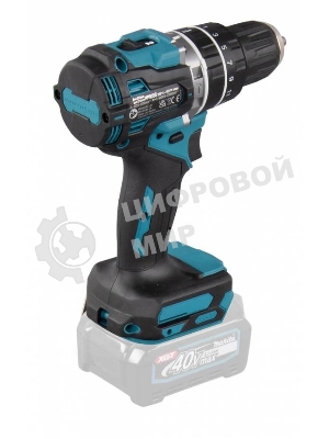 Дрель-шуруповерт Makita HP002GZ, 40 В, 0 Ач, 64 Нм, бесщеточный, ударный