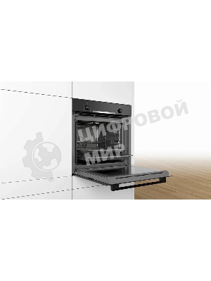 Духовой шкаф электрический Bosch HBA530BB0S черный/серебристый
