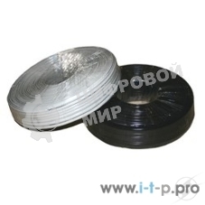 Кабель Gembird телефонный 100м (4-х жильный, 2 пары, плоский) черный