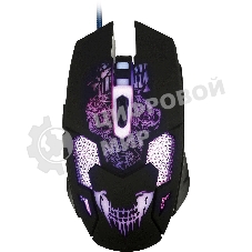 Мышь проводная Qumo Annihilator M04 черный, 3200 dpi, USB, кнопки - 6