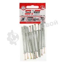 Дюбель-гвоздь 6х80 с потайной манжетой полипропилен (уп.10шт) пакет Tech-Krep 103903