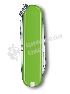 Нож перочинный Victorinox Classic Smashed Avocado (0.6223.43G) 58мм 7функц. карт.коробка