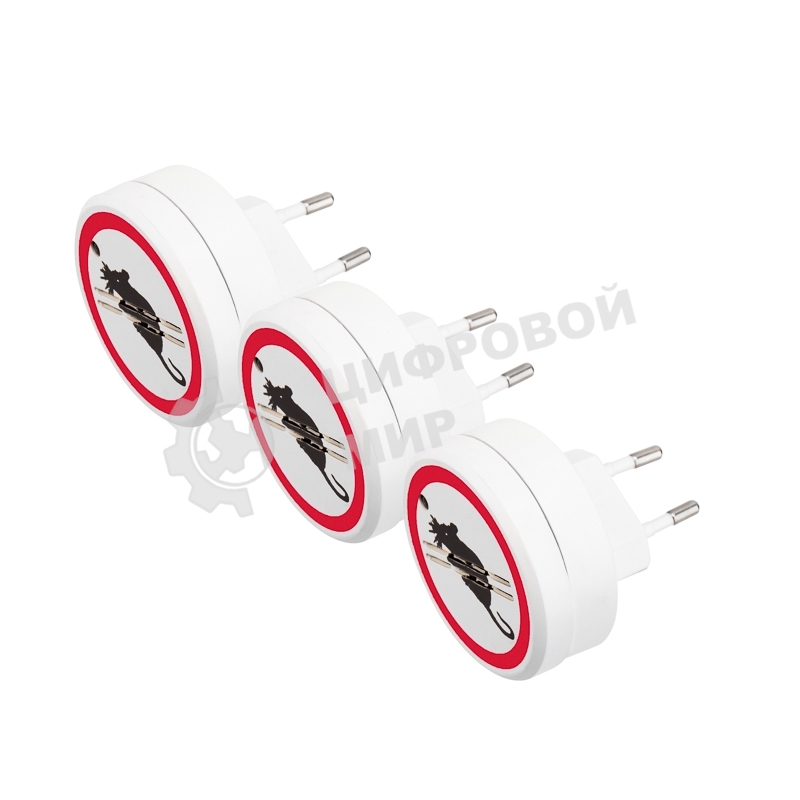 Набор ультразвуковых отпугивателей грызунов Rexant Х3, 220 В