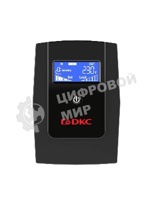 Источник бесперебойного питания ИБП Info LCD 800В.А IEC C13 (3) USB + RJ45 DKC INFOLCD800I