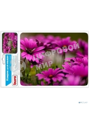 Коврик для мыши Buro BU-M20045 рисунок/цветы
