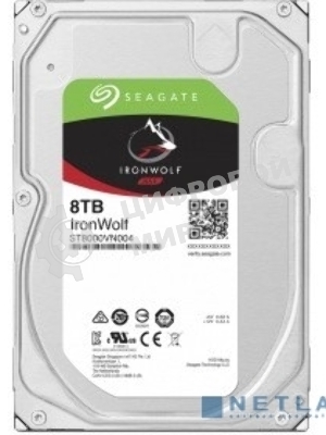 Жесткий диск Seagate SATA 8Tb 7200RPM 6Gb/S 256MB ST8000VN004