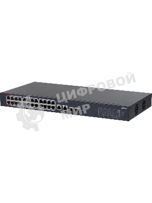 Коммутатор Dahua DH-CS4228-24GT-375 (L2) 24x1 Гбит/с 2xКомбо (1000BASE-T/SFP) 2SFP 24PoE 375W управляемый