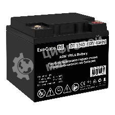 Батарея ExeGate DT 1240 (12V 40Ah), клеммы под болт М6