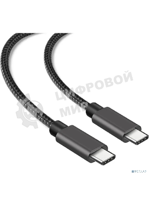Кабель 5bites TC202-612G Type-C, CM-CM, 60W, 1.2M, серый