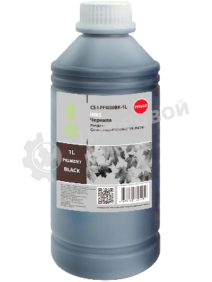Чернила Cactus CS-I-PFI030BK-1L PFI-030 черный 1000мл для Canon imagePROGRAF TA-20/30