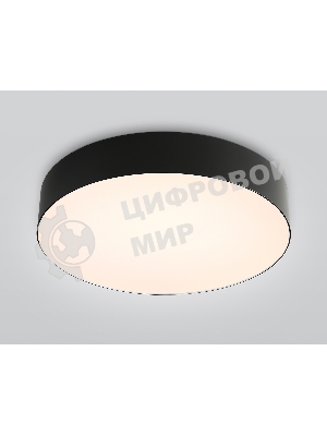 Потолочный светодиодный светильник Ambrella light FZ1360 BK черный IP20 40W 3000-6500K 390*80 (ПДУ ИК)