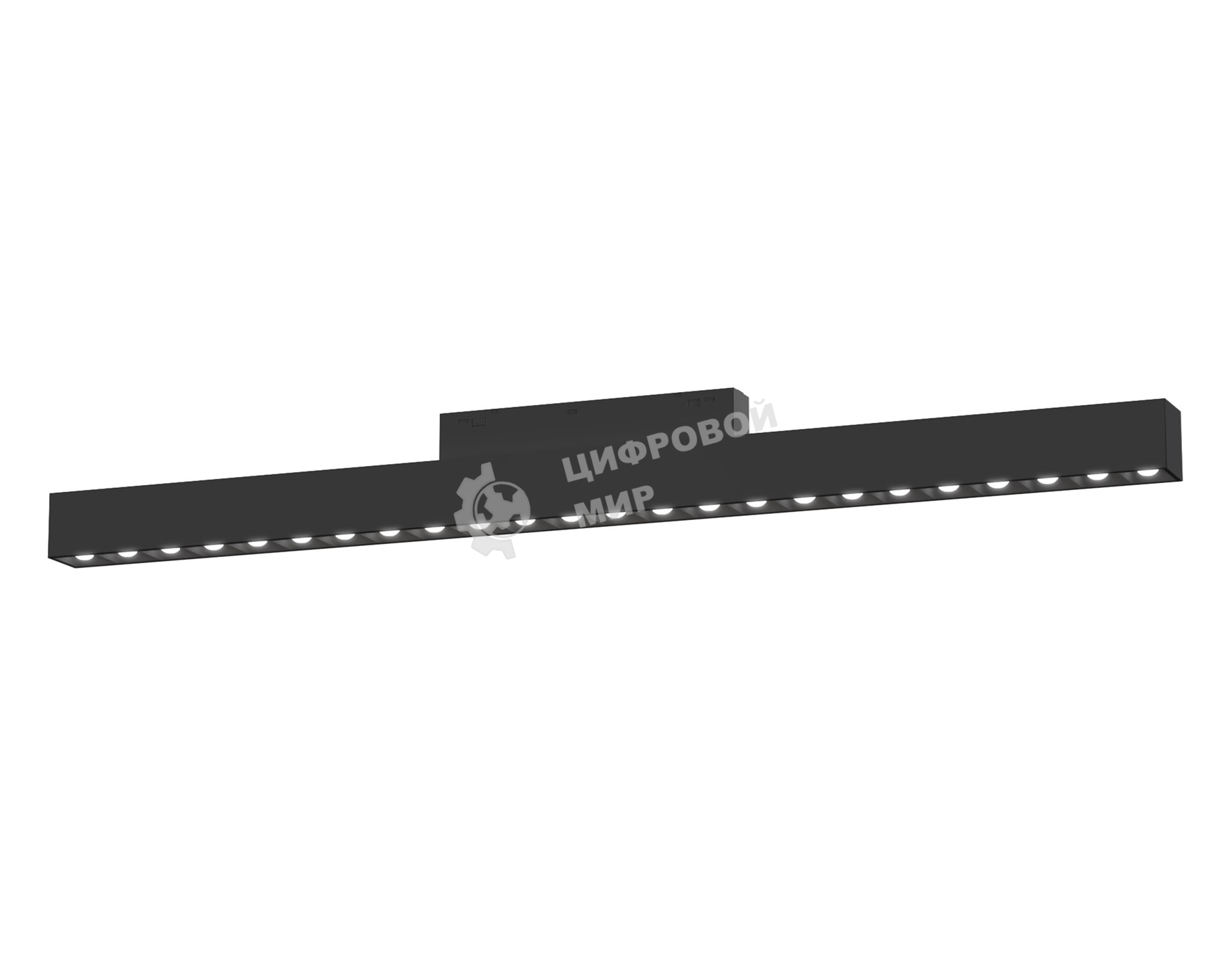 Трековый линейный светильник Ambrella light GL4515 BK черный IP20 24W 3CCT 3000-6000K SMART 48V 24° 435*22*25