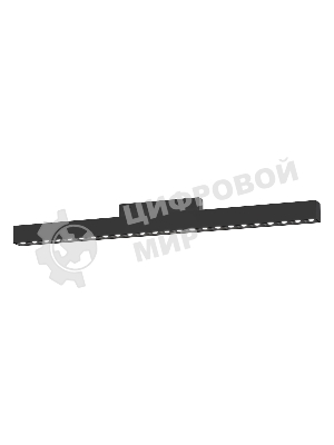 Трековый линейный светильник Ambrella light GL4515 BK черный IP20 24W 3CCT 3000-6000K SMART 48V 24° 435*22*25