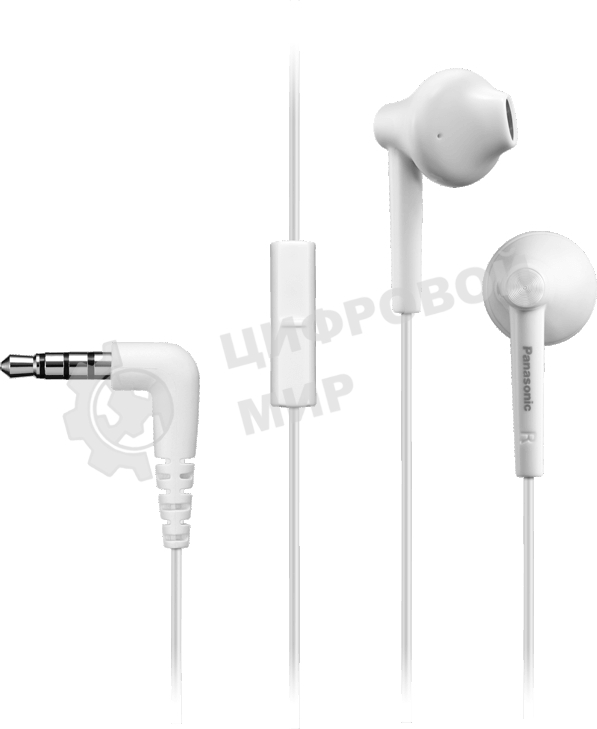 Проводные наушники Panasonic RP-TCM55GC-W белый, вкладыши, Jack 3.5 мм