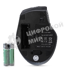 Мышь беспроводная Crown CMM-935W черный, 1600 dpi, радиоканал, USB, кнопки - 6