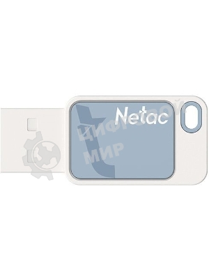 Флешка USB Netac UA31 (NT03UA31N-032G-20BL), 32Gb, USB 2.0, R/W 110/45, синий/белый