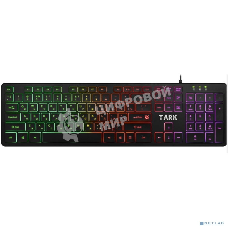 Комплект клавиатура + мышка Defender TARK C-779 RU черный