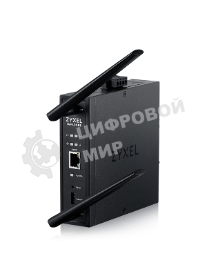 Точка доступа промышленная ZYXEL Wi-Fi 7 Industrial Access Point Zyxel NebulaFlex Pro IAP500BE, 802.11be (BE5100), MU-MIMO 2x2+2x2, external antennas (included), 1xLAN 2.5GE, PoE or dual power DC-input, DIN rail/wall mount