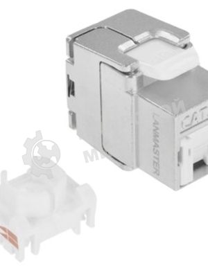Модуль Keystone, RJ45, cat.6a, STP, 180 градусов