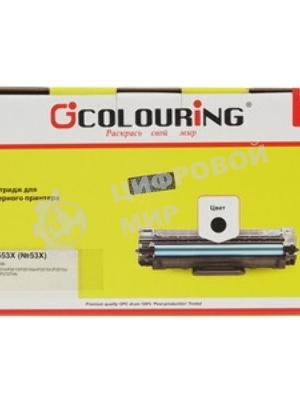 Картридж лазерный Colouring CG-Q7553X/715 черный (7000 стр.) для HP LJ P2010/P2014/P2015/2015d/2015n/M2727/M2727nf/M2727nfs/Canon LBP-3310/3370