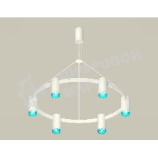 Светильник Ambrella light XB9021202/6 SWH/BL белый песок/голубой MR16 GU5.3 (С9021, N6153)