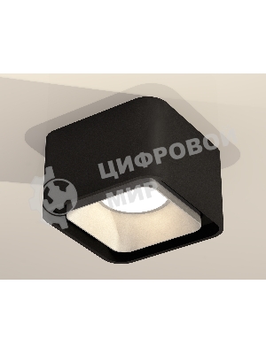 Светильник Ambrella Light XS7833003 SBK/SSL черный песок/серебро песок MR16 GU5.3 (C7833, N7703)