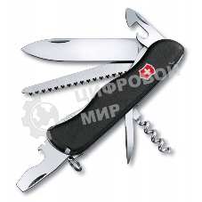 Нож перочинный Victorinox Forester (0.8363.3) 111мм 12функций черный карт.коробка