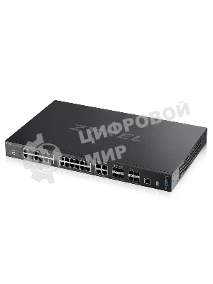 Коммутатор ZYXEL ZYXEL XGS4600-32 L3 Managed Switch, 28 port Gig and 4x 10G SFP+, stackable, dual PSU
