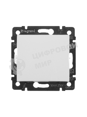 Переключатель Legrand 774406 2напр 10A Valena белый