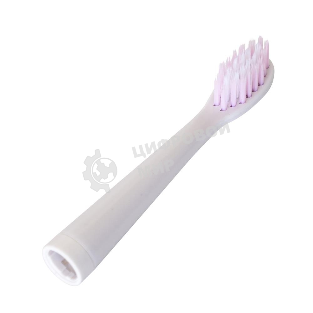 Сменные насадки к зубной электрической щетке Galaxy Line GL4990, белый, мягкая жесткость щетины, 2 сменных насадки-щетки, 2 защитных колпачка