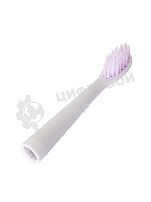 Сменные насадки к зубной электрической щетке Galaxy Line GL4990, белый, мягкая жесткость щетины, 2 сменных насадки-щетки, 2 защитных колпачка