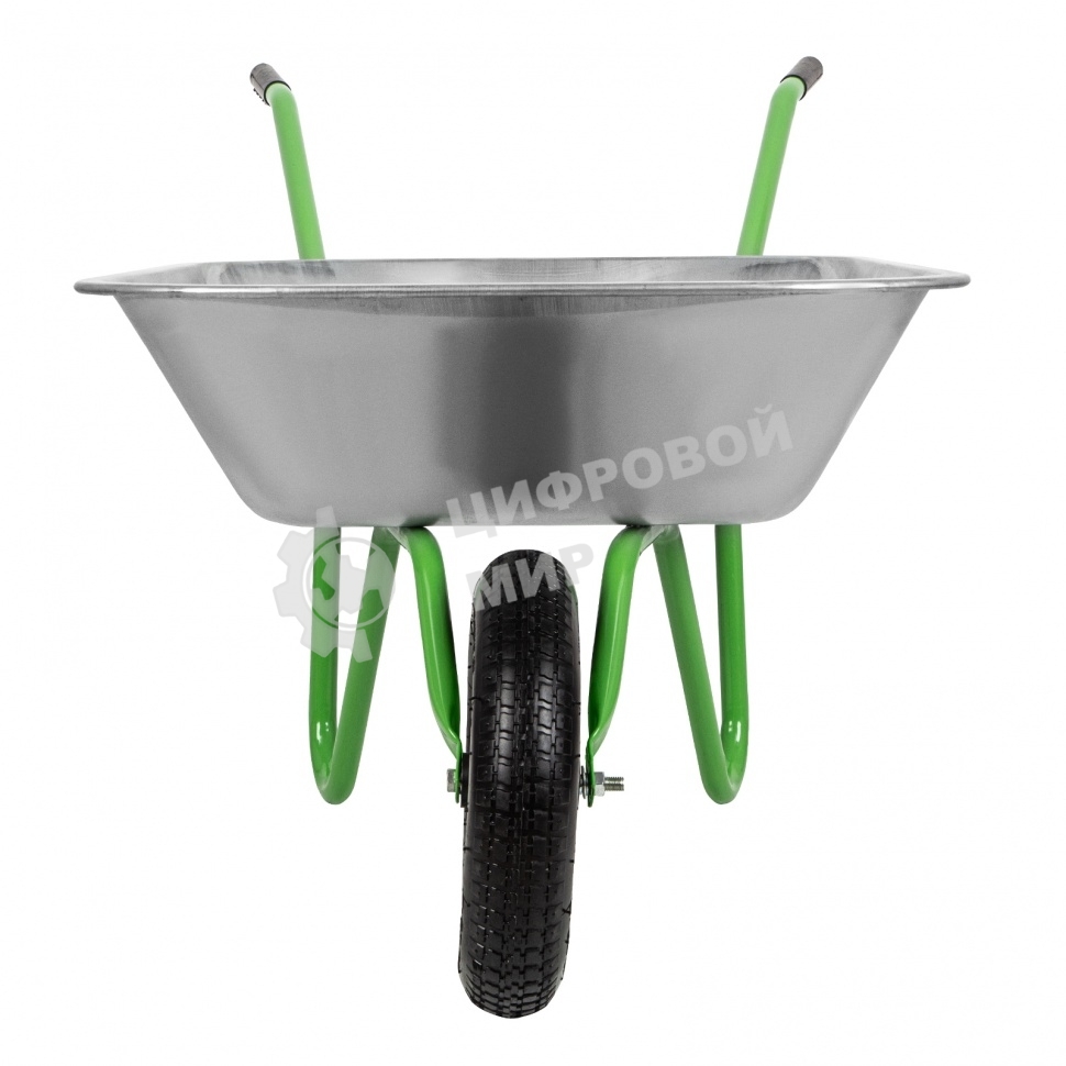 Тачка садовая Сибртех одноколесная облегченная, объем 65 л