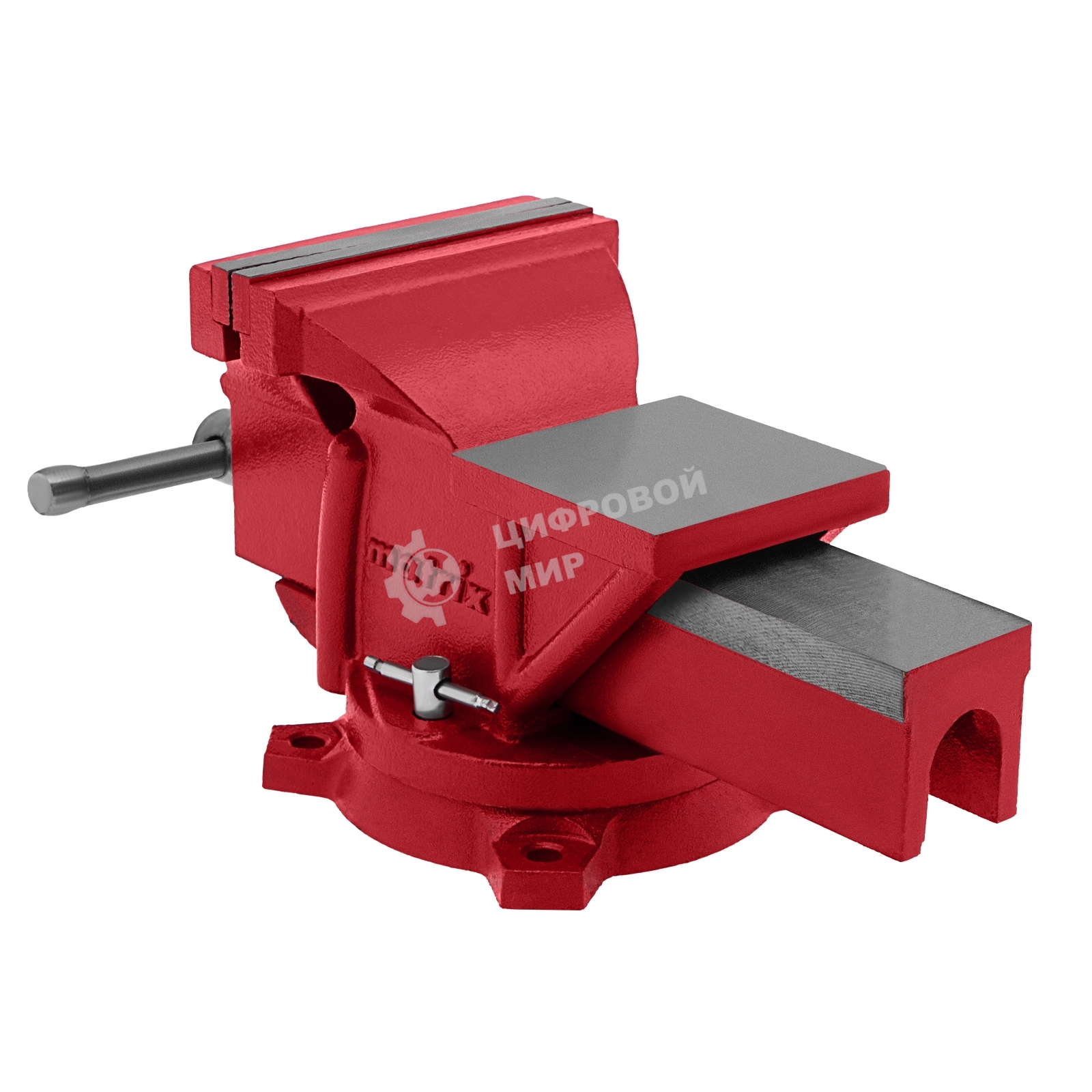 Тиски слесарные Matrix, 150 мм, поворотные, с наковальней