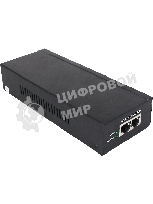 Инжектор PoE Digma DNP90W52GWXM 100/1000/2500/10GbASE-T 90Вт 100-240В(АС)