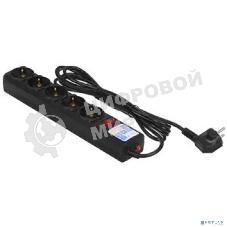 Сетевой фильтр Powercube SPG5-С3 3 м, 5 розеток, черный, коробка