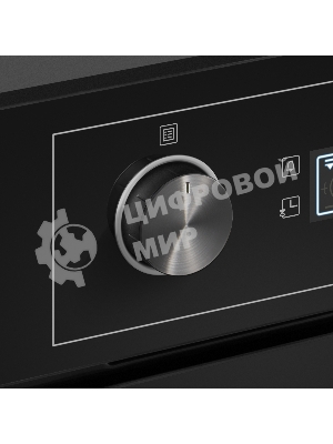 Шкаф духовой электрический Maunfeld AEOH60102B, 60л, дверца с 3 стеклами, черный