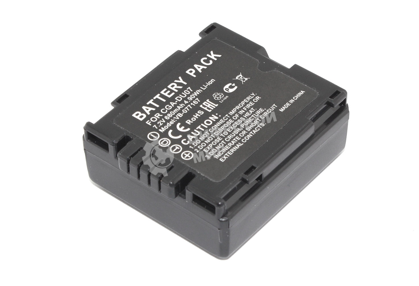 Аккумуляторная батарея для видеокамеры Hitachi DZ (CGA-DU07) 7.2V 680mAh Li-ion