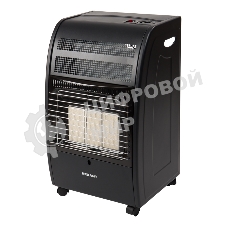 Обогреватель инфракрасный газовый Rexant для дома, 4,2 кВт, для баллона 27 л, черный