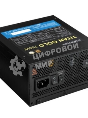 Блок питания Montech TITAN GOLD Gen.5 (TITAN GOLD 750 TIS0123), 750 Вт, 80 PLUS GOLD, 135 мм, модульный, черный