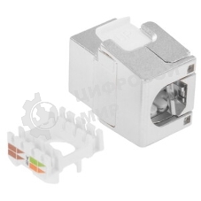 Модуль Keystone, RJ45, cat.6a, STP, 180 градусов
