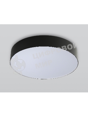 Потолочный светодиодный светильник Ambrella light FZ1360 BK черный IP20 40W 3000-6500K 390*80 (ПДУ ИК)