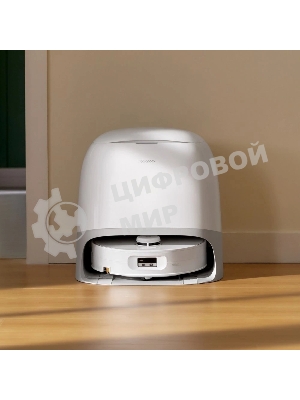 Робот-пылесос Roborock Qrevo Curv 2 Flow белый, 5200 мАч Li-Ion, уборка влажная/сухая, пылесборник контейнер 0,32 л
