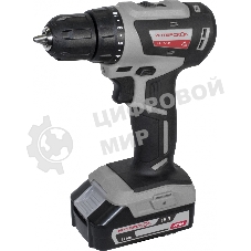 Дрель-шуруповерт аккумуляторная ИНТЕРСКОЛ ДА-10/18В, Аккумуляторная, 18В, 2 АКБ, Кейс