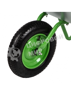 Тачка садовая Сибртех одноколесная облегченная, объем 65 л