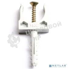 Держатель с защелкой и дюбелем. д.25мм 51325 DKC