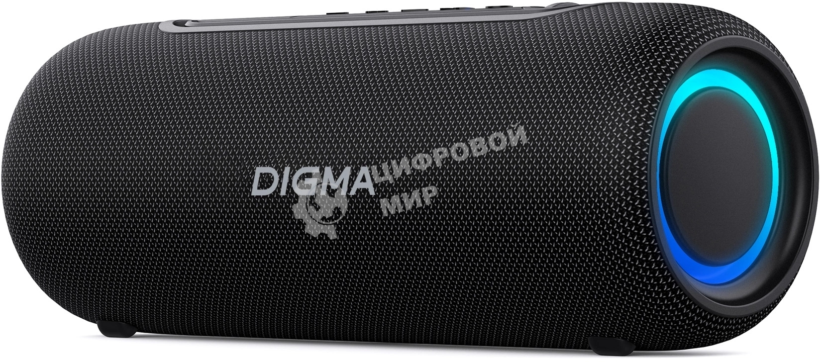 Колонка портатитвная Digma D-PS1524 черный 20W 2.0 BT 10м 2000mAh (PS1524B)