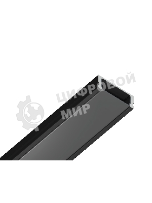 Алюминиевый профиль Ambrella light GP1700BK черный 2000*15.5*6