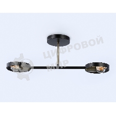 Светильник Ambrella light TR8225/2 BK/SB черный/бронза E27/2 max 40W 510*165*190